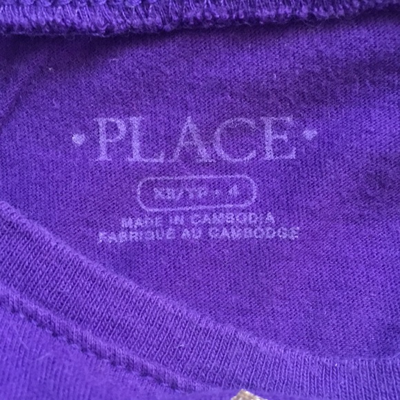 The Children’s Place “Forget Princess” Girls Short Sleeve Tee Shirt: Size 4 - Picture 4 of 6